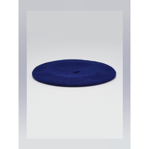 Gucci Blue GG logo charm Wool Beret M sz main image 12